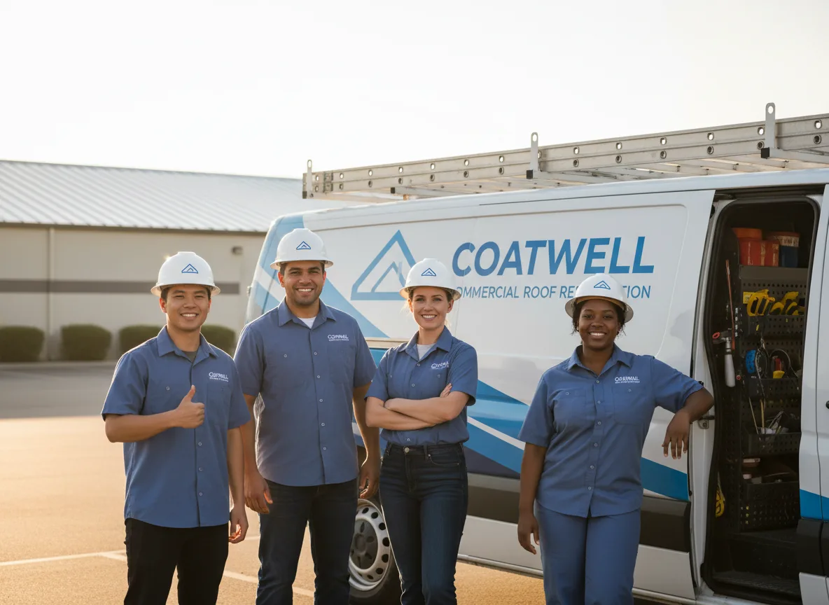 Commercial roof coating company in Ivanhoe, VA